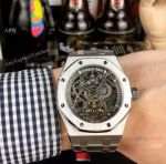 Fake AP Skeleton Royal Oak Stainless Steel 43mm Watch